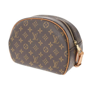 Louis Vuitton Blois Shoulder Monogram Bag Brown Canvas